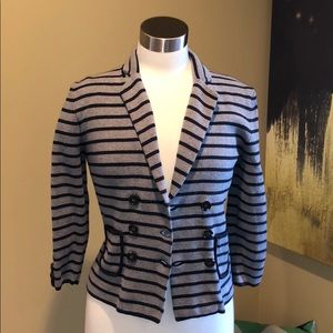 Double Breasted Sweater Jacket